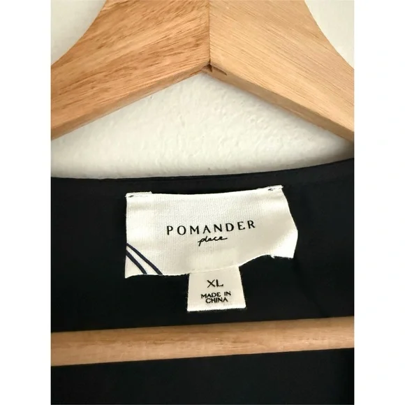 NWT Pomander Place Tuckernuck Sleeveless Porto Dress in Black - Picture 9 of 10